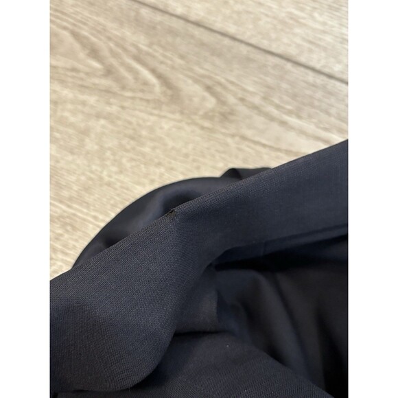 Brooks Brothers 346 Blazer Mens 45L Black 2 Button Wool Stretch Formal Flaw - Picture 11 of 11